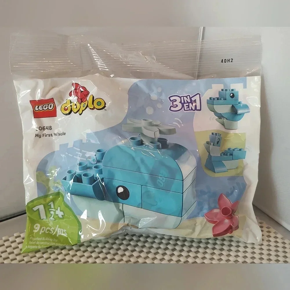 Lego Duplo 30648 My First Whale 3-in-1 Age 1.5+ NWT Building Toy Set
